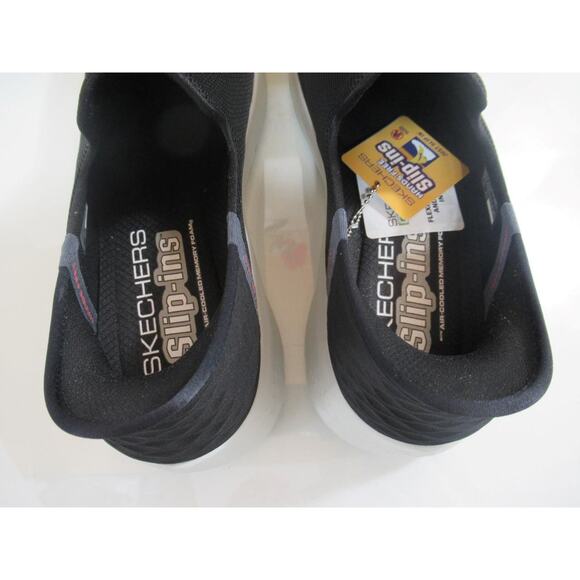 Men\'s Skechers Size 10.5 Slip Ins Go Walk Flex No Hands Sneakers Black / Grey